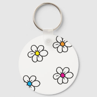 Daisy Flowers Sleutelhanger