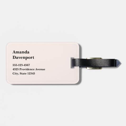 Daisy Flowers with a Beautiful Butterfly Bagagelabel (Achterkant horizontaal)