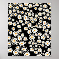 Daisy Garden 08 Zwart
