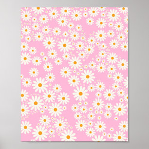 Daisy Garden 09 Baby Pink Poster