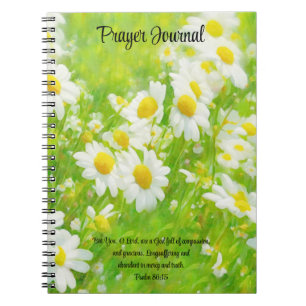 Daisy Garden Bible Verse Faith Prayer Journal Notitieboek