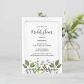 Daisy Garden Invitation de douche nuptiale (Debout devant)