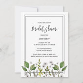 Daisy Garden Invitation de douche nuptiale (Devant)