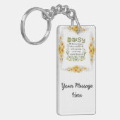 Daisy, geef me je antwoord. sleutelhanger (Voorkant Links)