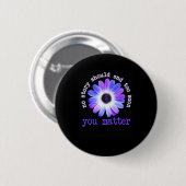 Daisy Geen verhaal moet te snel eindigen Je proble Ronde Button 5,7 Cm (Voorkant /achterkant)