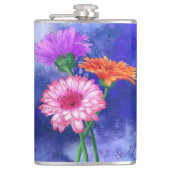 Daisy Gerbera Flask Heupfles (Voorkant)