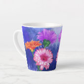 Daisy Gerbera Latte Mug (Angle gauche)