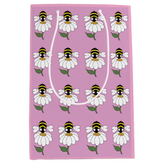 Daisy Gift Bag Medium Cadeauzakje (Voorkant)