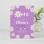 Daisy Girl verjaardag Kaart (Staand voorkant)