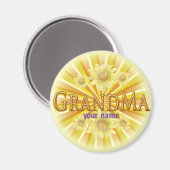 Daisy Grandma magneet (Voorkant / Achterkant)