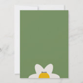 DAISY GREEN - Carte d'invitation florale d'anniver (Dos)