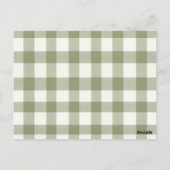 Daisy Green Goose Baby shower Boeken voor baby Briefkaart (Achterkant)