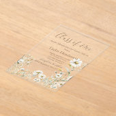 Daisy Greenery Graduation Invitation (Poser)
