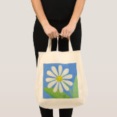 Daisy grocery bag tote bag (Voorkant (product))