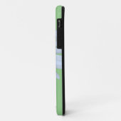 Daisy Groen Wit Script Hoesje-Mate iPhone Case (Achterkant/links)