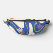 Daisy Groove Bleu, orange, violet, vert et crème (Poser)