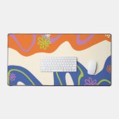 Daisy Groove Bleu, orange, violet, vert et crème (Clavier et souris)