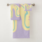 Daisy Groove Pastel Rose, Jaune, Violet & Vert (En situation)