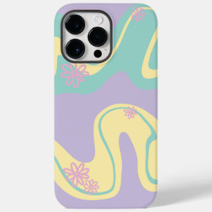 Daisy Groove Pastel Roze, Geel, Paarse & Groen Case-Mate iPhone 14 Pro Max Hoesje