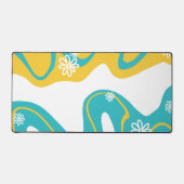 Daisy Groove - Turquoise et jaune (Recto)