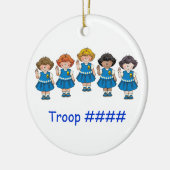 Daisy Group Keramisch Ornament (Links)