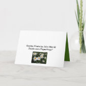 Daisy Happy Kaart (Achterkant)