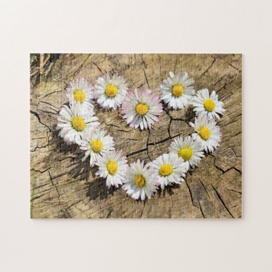 Daisy Heart - Love Legpuzzel (Horizontaal)