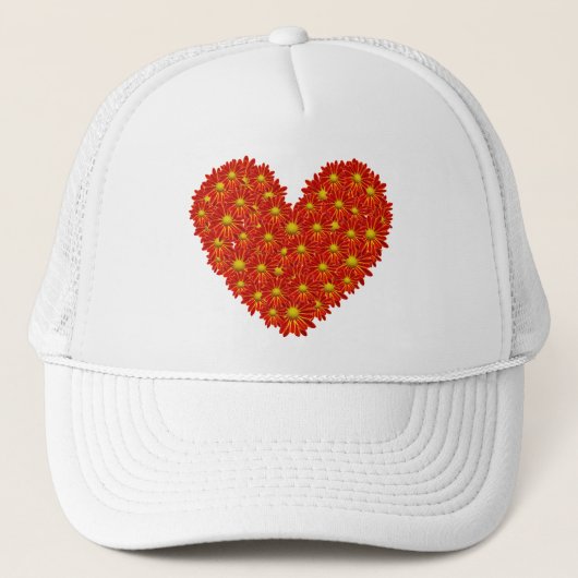 Daisy Heart Trucker Pet (Voorkant)