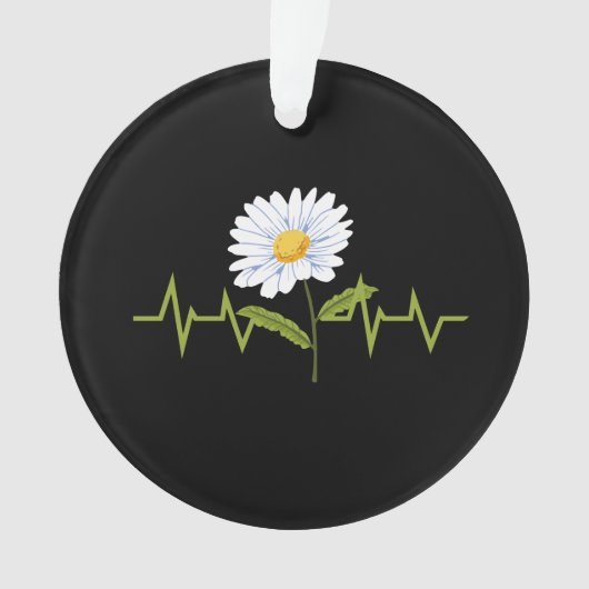 Daisy Heartbeat Ornament (voorkant)