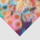 Daisy Hippie Boho print kleurrijke Floral Tissuepapier (Detail)