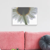 Daisy in de regen canvas afdruk (Insitu (Woonkamer))