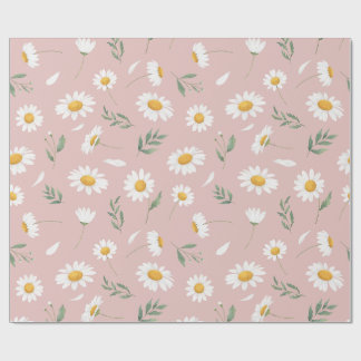 Daisy in roze cadeaupapier