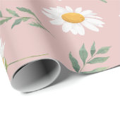 Daisy in roze cadeaupapier (Rol Hoek)