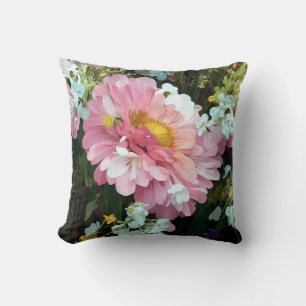 Daisy in roze kussen
