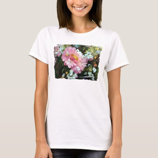 Daisy in roze t-shirt (Voorkant)