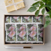Daisy in roze tissuepapier (Geschenk)