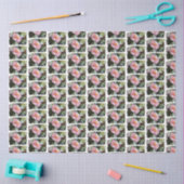 Daisy in roze tissuepapier (Craft)