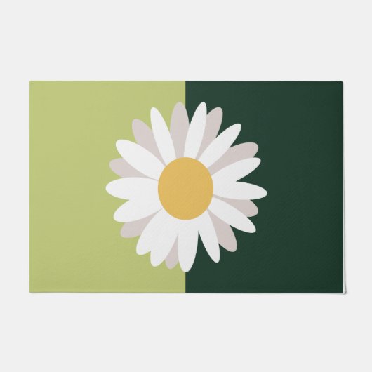 Daisy Indoor Door Mat, Green Deurmat (Voorkant)