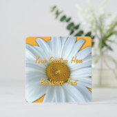 Daisy Invitalized Daisy RSVP-kaart Kaart (Staand voorkant)