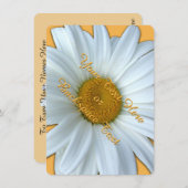 Daisy Invitalized Daisy RSVP-kaart Kaart (Voorkant / Achterkant)