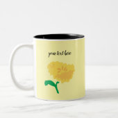 Daisy Jaune Fleur Peinture Café Mug (Gauche)