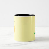 Daisy Jaune Fleur Peinture Café Mug (Centre)