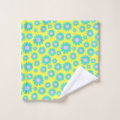 Daisy Jaune Turquoise (Gant de toilette)