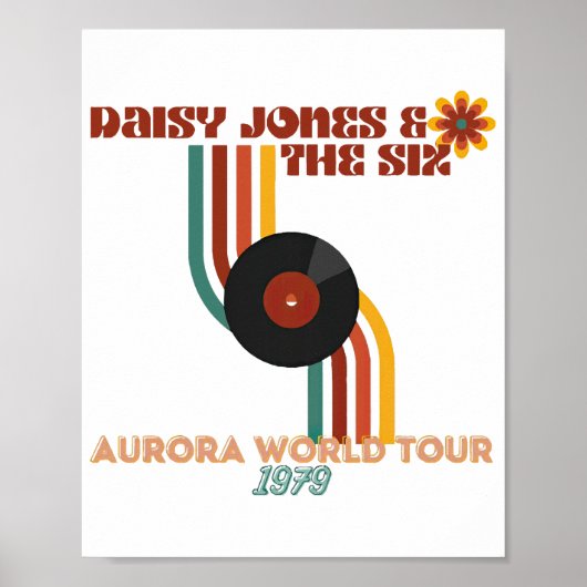 Daisy Jones de zes Poster (Voorkant)
