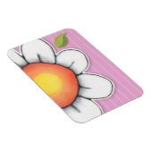 Daisy Joy roze Premium magneet (Rechterzijde)