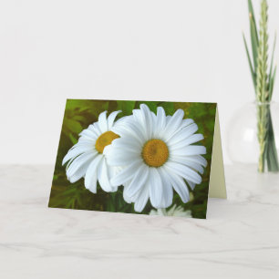 Daisy Kaart Wild Flowers Custom Wenskaarten