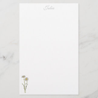 Daisy-kantoorbenodigdheden - gepersonaliseerd briefpapier