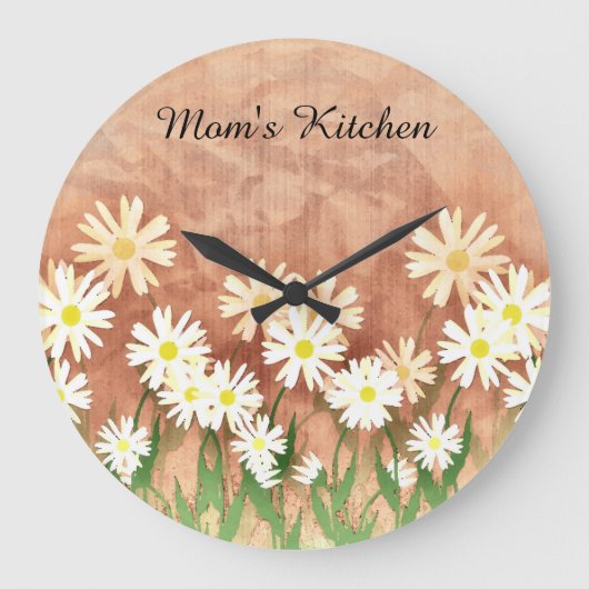 Daisy Kitchen Clock van mama Grote Klok (Voorkant)