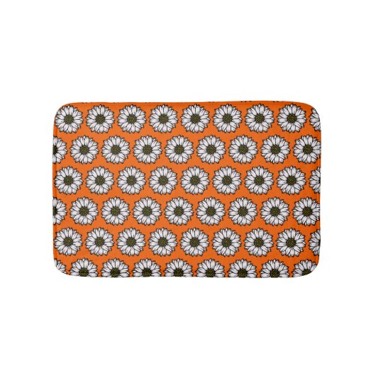 "Daisy" Kunstpatroon Badmat (Voorkant)