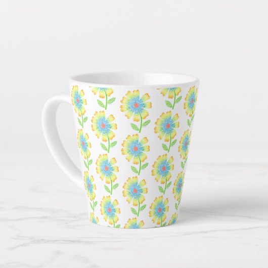 Daisy Latte Mug (Angle gauche)